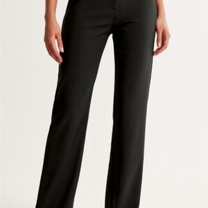 Abercrombie & Fitch Black Tailored Dress Pants